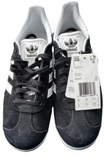 Adidas Gazelle BB5476 Black White Women 5 Youth 3.5 NWT