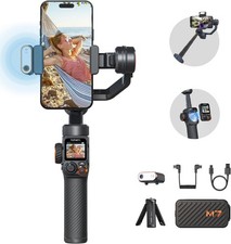 Hohem iSteady M7 Gimbal Stabilizer for Smartphone Magnetic AI Tracker Fill Light