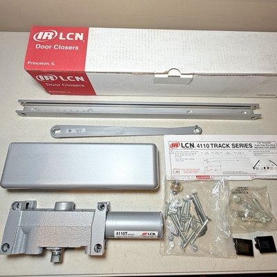 LCN 4114T Smoothee Track Door Closer Right Hand, Grade 1, Aluminum Finish NEW