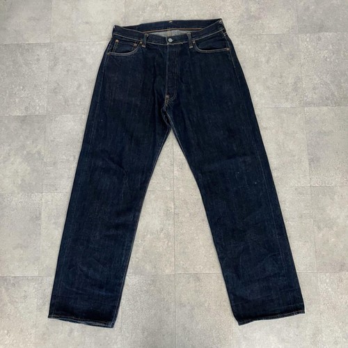 W36 Rare Model EVISU Dark Navy No.2 Denim/Jeans/Sound Paint limited From JAPAN◎ - Picture 15 of 18