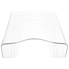  Hanging Wall Organizer Home Magazine Storage Rack Clear Display Stand