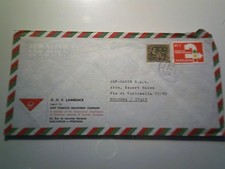 PORTUGAL Reiseumschlag "G.H.P. LAWRENCE AMF TABAKMASCHINE " 1965