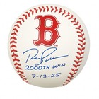 Terry Francona Signed “2000th Win” Boston Red Sox Logo Baseball ROMLB BAS Auth