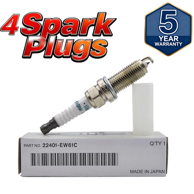 4x New Spark Plugs 22401-EW61C FXE22HR11 For Nissan Infiniti Nissan