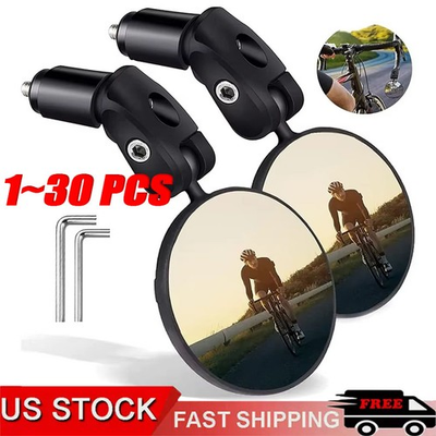 #ad Bike Mirrors Bar End Bicycle Mirrors for Handlebars Bicycle Cycling Tools Lot $79.19