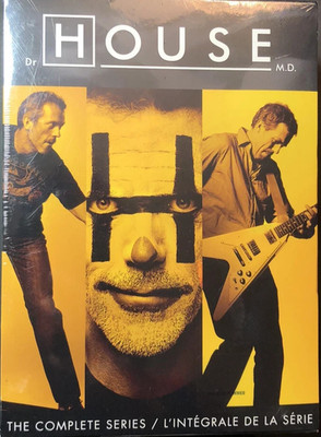 BRAND NEW House M.D. Complete Series DVD SEALED Hugh Laurie Ships Today in a Box