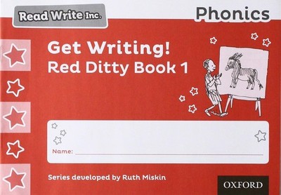 Ruth Miskin Read Write Inc. Phonics: Get Writing! Red Ditty Book 1 (Taschenbuch)