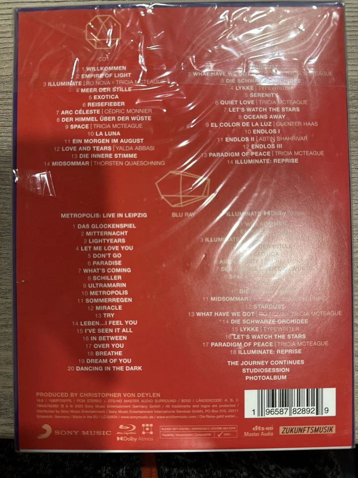 Schiller ILLUMINATE 2CD/1Bluray Lim. Super Deluxe Edition, Sehr Guter Zustand - Bild 2 von 2