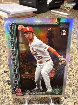 Thomas Saggese 2025 Topps Series 2 Big Apple Fanatics Fest NYC Exclusive RC