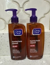 2-Clean & Clear Essentials Foaming Facial Cleanser Oil-Free Orange 8 Oz