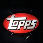 Vintage Topps Neon Light Advertising Store Display Sign 15.5" x 9" x 4.5"