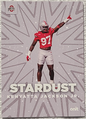 2025 Onit Gravity Kenyatta Jackson Stardust (Case Hit) Ohio State- SSP SD-1