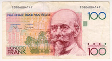 1980 Belgium 100 Francs 12806084147 Paper Money Banknotes Currency