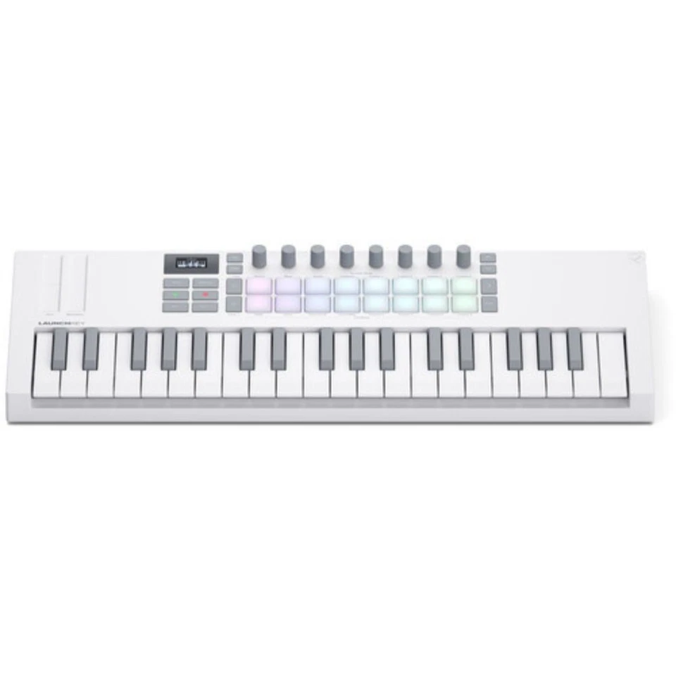 Novation Launchkey Mini 37 MK4 USB MIDI Keyboard Controller(White, 37 Mini Keys) - Image 2 of 4