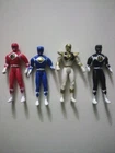 Vtg 1995 TCFFC Saban Mighty Morphin' Power Rangers Figure Lot Of 4, 4", Used