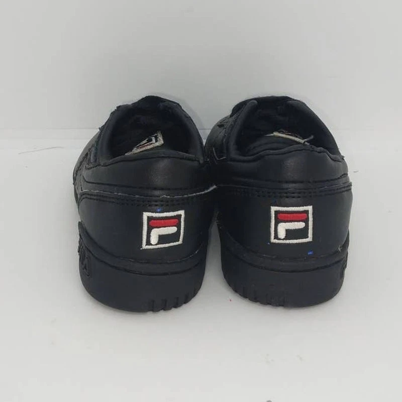 FILA Original Fitness Niño Pequeño Usado Negro con Rojo/Blanco Tenis - talla 6C Foto 3 de 4