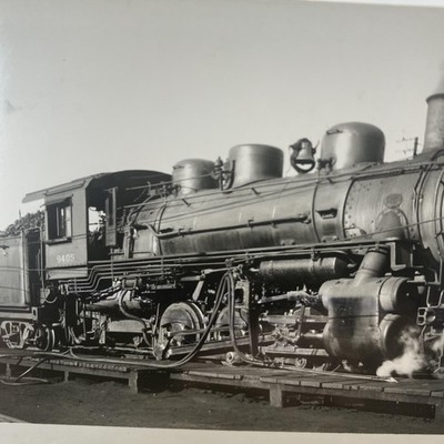 Vintage Pennsylvania Railroad Dampflok 9405 Foto 4,5x2,75 s/w Original