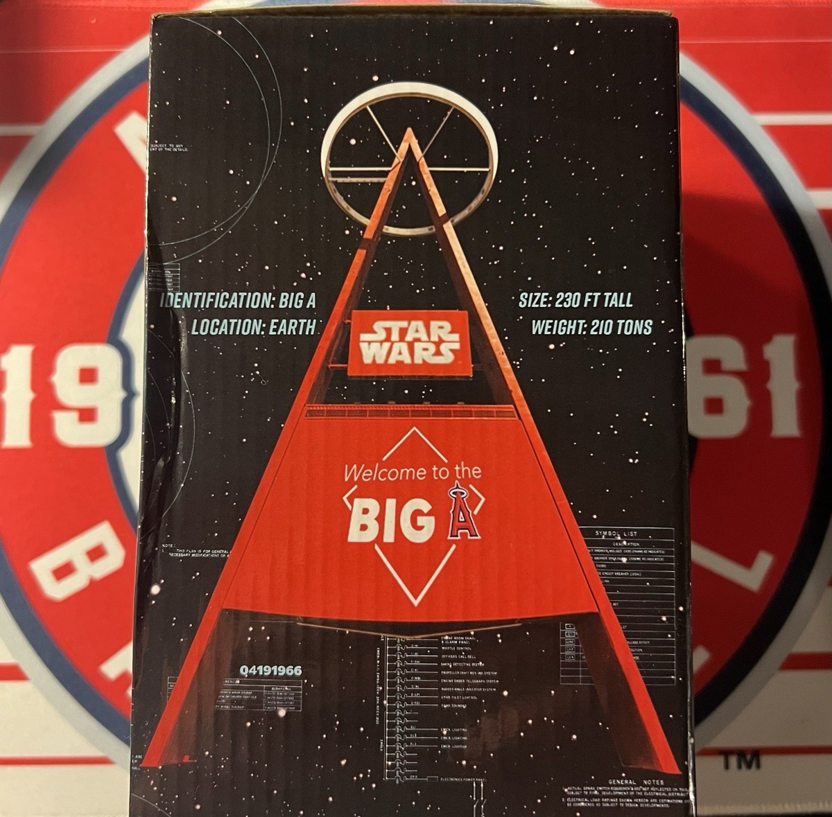 Los Angeles Angels Big-A Millennium Falcon Star Wars Night 2025
