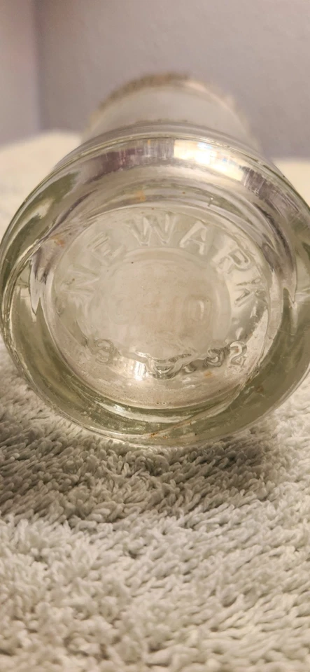 Botella de Coca Cola vintage de lados rectos Edwards Bottling Company Newark Ohio Foto 3 de 4