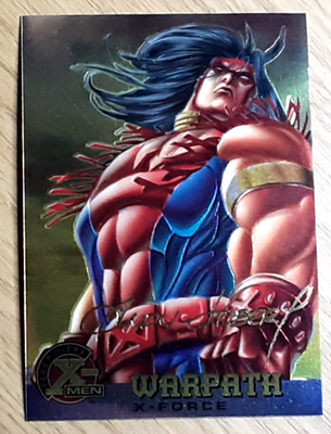 1995 Ultra X-Men Gold Signature Series Card 24 WARPATH.