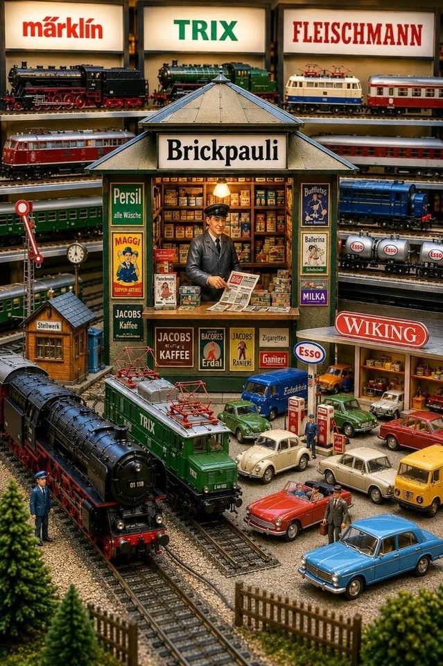 Modelleisenbahn H0 und Autos,Märklin,Trix,Fleischmann,Wiking,Herpa,Siku usw