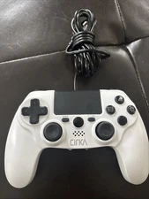 Cirka M07527-WH NuForce White Wired Gaming Controller Playstation PS4 PS3 Tested