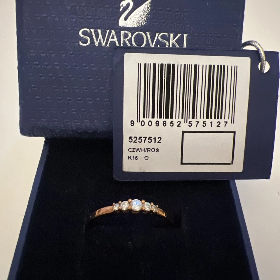 Swarovski Frisson CZWH/ ROS Ring SIZE 58 - Image 2 of 4