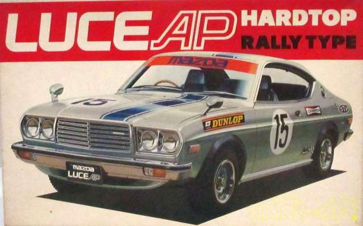 MAZDA　Luce 1/20スケール 4ドアハードトップ Rare Kit Bandai 1/20 modek kit Mazda Luce AP hardtop from