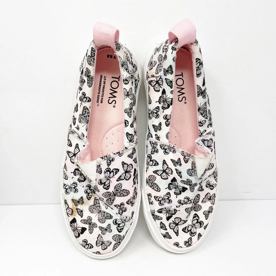 Zapatos informales sin cordones blancos Toms Girls Alpargata Fenix 10019844 talla 2,5 Foto 4 de 4