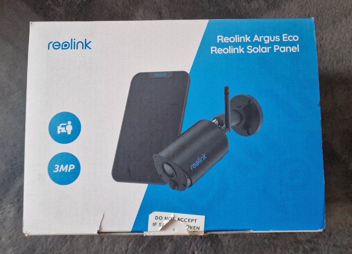 Reolink Solar Battery Security Camera WiFi PIR Two Way Audio Argus Eco