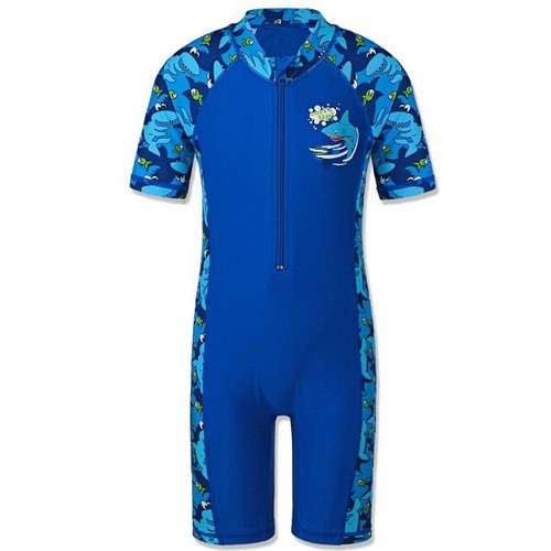 Swimwear (UPF50+)One Piece Boy Children Bathing Suits Swimming Suit 3-10 Years - Picture 28 of 30
