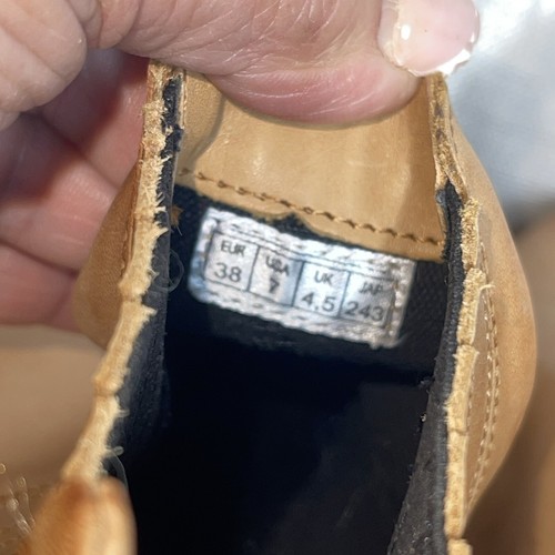 Bota Roolee Prince Plataforma Tobillo Chelsea Punta Crepé Cuero Natural Talla 7 - Imagen 4 de 4