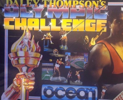 Daley Thompsons Olympic Ch. Commodore C64 (Box, Manual, 2 Tapes, Poster) works