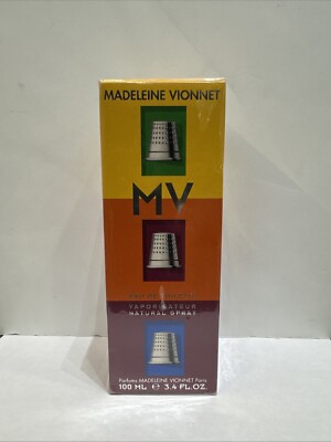 MV by Madeleine Vionnet for Women Combo Pack: EDT Spray 6.8oz (2x 3.4oz) New