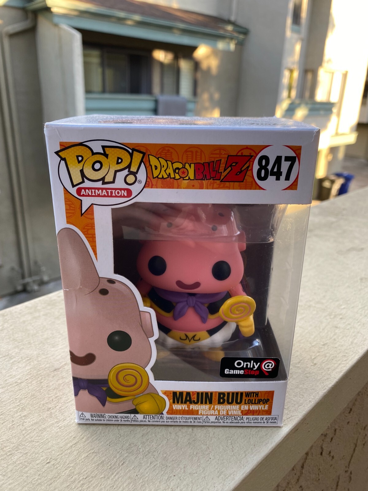 Funko-Pop Dragon Ball Z MAJIN BUU 847 con piruleta