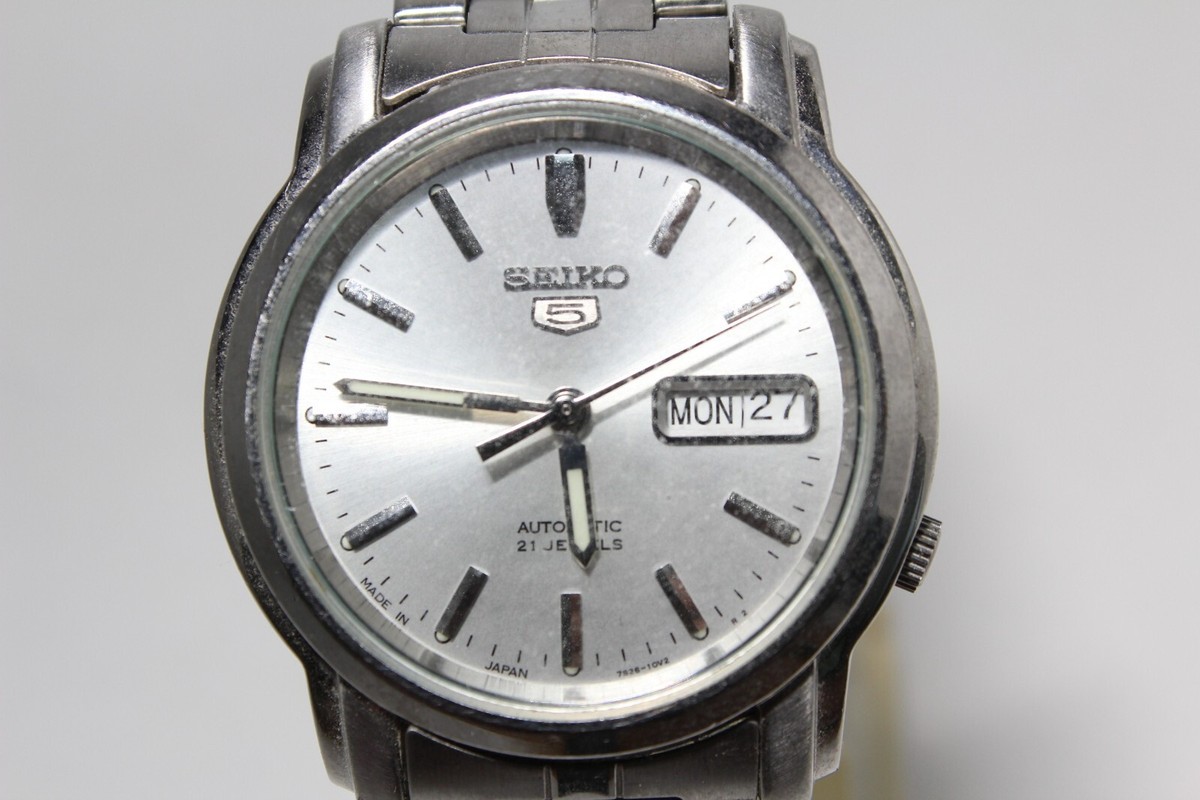 SEIKO 5 JAPAN 7S26-03S0 analog vintage automatic watch | eBay