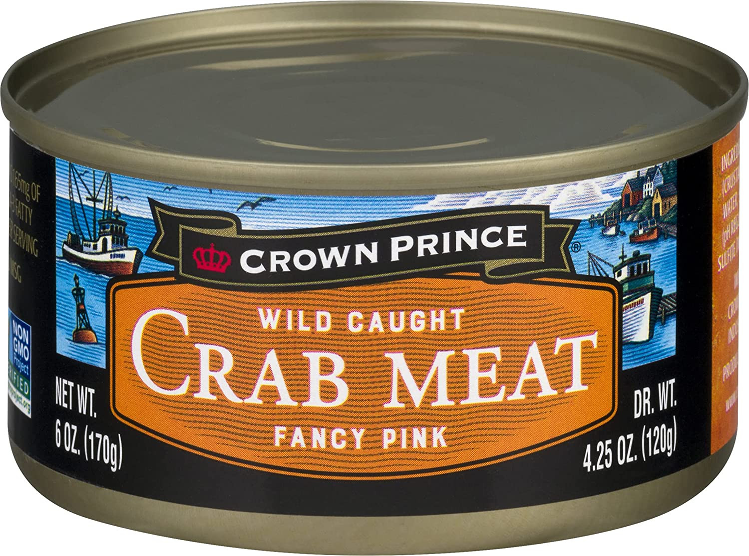 Fancy Pink Crab Meat, 6-Ounce Cans (Pack of 12)