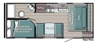 2022 Gulfstream Ameri-Lite Super Lite 197BH Silver 197BH