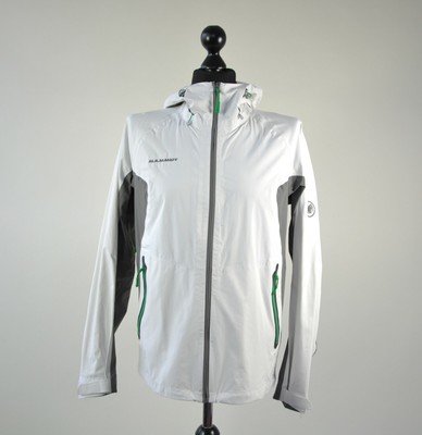 MAMMUT WOMEN DRY TECH PREMIUM JACKET HOODED OUTDOOR WATERPROOF