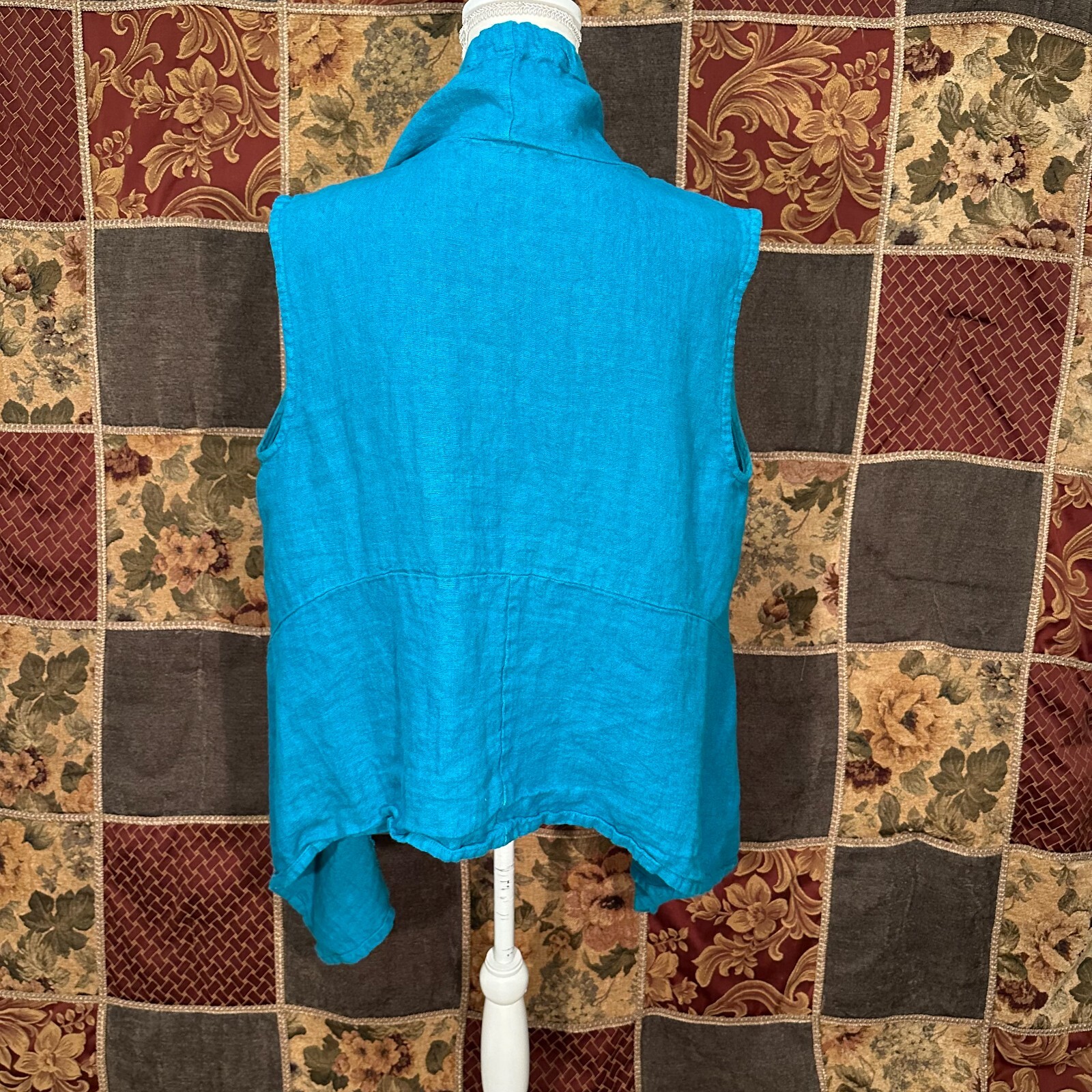 Bryn Walker Open Front Drawstring Tunic Top Women… - image 9