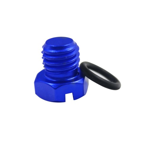 Billet Aluminum Air Bleeder Screw for GM 2001-17 Duramax Diesel Fuel Filter Blue - Bild 7 von 12