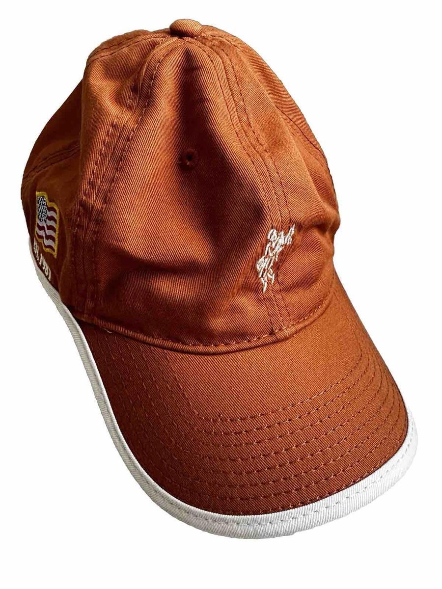 Ashworth Golf Hat Orange Flex One Size Fits Most Golfing Cap USA