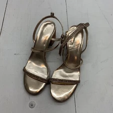 Raye Womens Rose Gold Strappy Heels Size 9.5