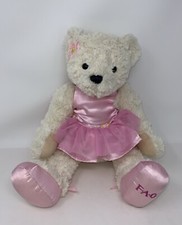 FAO Schwarz Ballerina Bear Beige 16" Plush Stuffed Animal