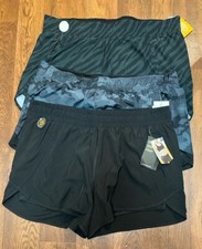 Women s Plus Size 3 3 Pairs Women's Size XXXL 22 Running Shorts With Pockets N