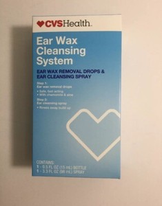 CVS Ear Wax Cleansing System 0.5 Fl Oz Bottle + 3.3 Fl Oz Spray