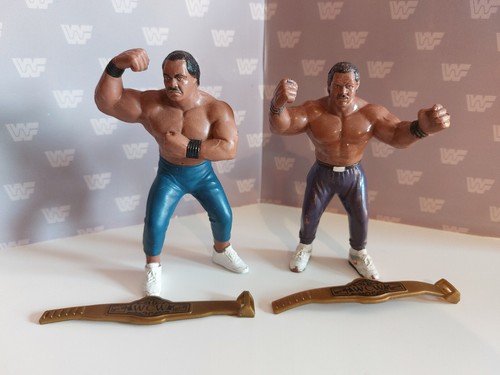 WCW Galoob - Ron Simmons Butch Reed wrestling figu...