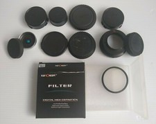 Camera Lens Covers, Some Canon, Filter, Photo Camera Miscellaneous Lot