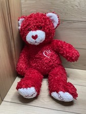 Build-a-Bear Hugs  Kisses Valentine Red Bear 15" Plush Stuffed 2007
