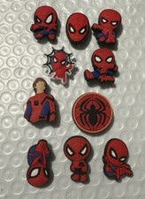 10 pcs. SPIDER MAN shoe charms for crocs Spider-Man